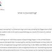 What is counselling